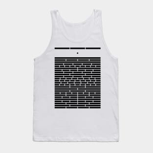 Visualisation of Pi to 25 decimal places Tank Top